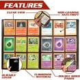 thumbnail image 4 of Monster Binder - 9 Pocket Trading Card Album - Matte Red - Holds 360 Yugioh, Magic, and Pokemon Cards, 4 of 6
