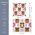 thumbnail image 3 of Dailycode Light Switch Plate Covers 3 Gang Wall Plate Plastics Outlet Covers for Kitchen Home Office Decor Cute Bear Heart, 3 of 8
