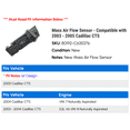 thumbnail image 2 of Mass Air Flow Sensor - Compatible with 2003 - 2005 Cadillac CTS 2004, 2 of 3