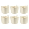 thumbnail image 1 of Life Story Tub Basket 6.6 Gal Plastic Storage Tote Bin w/ Carry Handles (6 Pack), 1 of 7