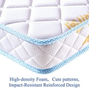 Breathable Baby Crib & Toddler Mattress, Firm and Soft Support, Skin-Friendly & Hypoallergenic Fabric, Fits Standard Cribs & Toddler Beds - 52x27.6x5 inch