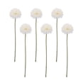 thumbnail image 3 of FELTECHELECTR 6 piezas de jacintos de plástico falsos para decoración del Día de Acción de Gracias, flores artificiales, 3 of 7