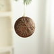 thumbnail image 5 of Adorno Navideño de Espuma para Café, Bola, Purpurina, Colgante, 8 Cm, Plástico Marrón | Lhy251022001E, 5 of 6