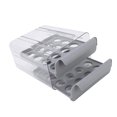 thumbnail image 1 of Caja de almacenamiento de huevos Soporte para huevos para refrigerador, Bandeja para huevos Caja de almacenamiento de huevos frescos para Gris, 1 of 9