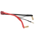thumbnail image 3 of Cable de conexión RC con conector T hembra a conector banana macho de 90° de 4 mm con cabezal de 2 mm para batería de litio de 2S y 7,4 V., 3 of 14