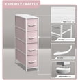thumbnail image 3 of Cómoda estrecha Storage Tower Sorbus para niños con 4 cajones, 3 of 7