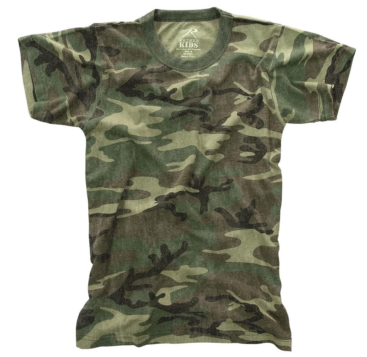 woodland camo t shirt