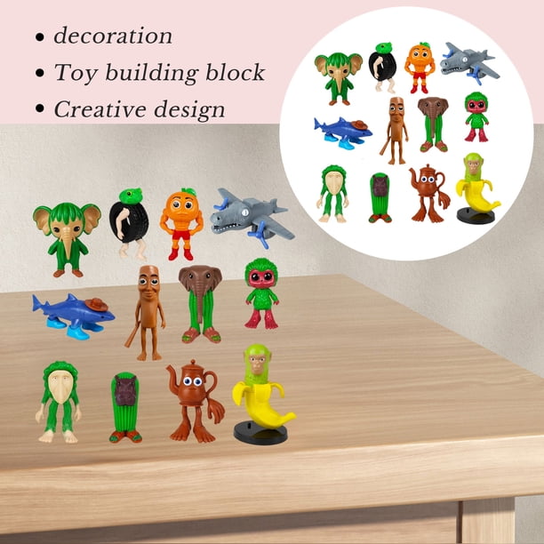 Set De 9 Figuras Italian Brainrot – Animales 3D Impresos, Tralalero Tralala Y Tung Tung Sahur