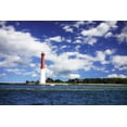 thumbnail image 2 of Alan Hausenflock 4x24 White Modern Wood Framed Wall Art Titled - Barnegat Bay Light I, 2 of 5