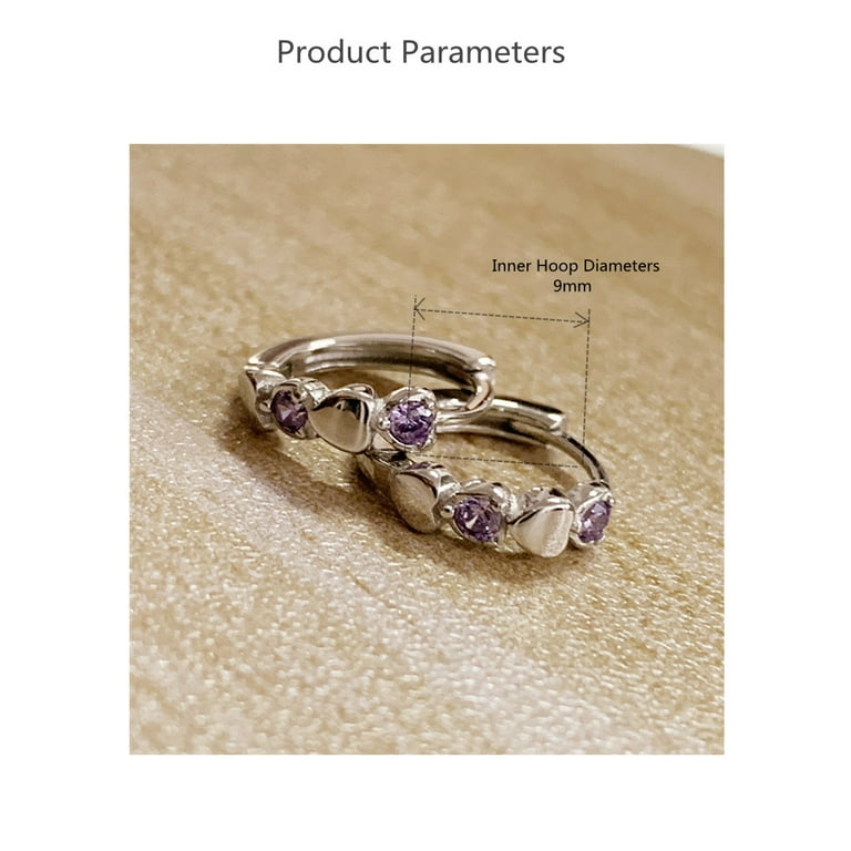 Sterling Silver Petite CZ Double Heart Ring Sterling Silver Petite CZ Double Heart Ring