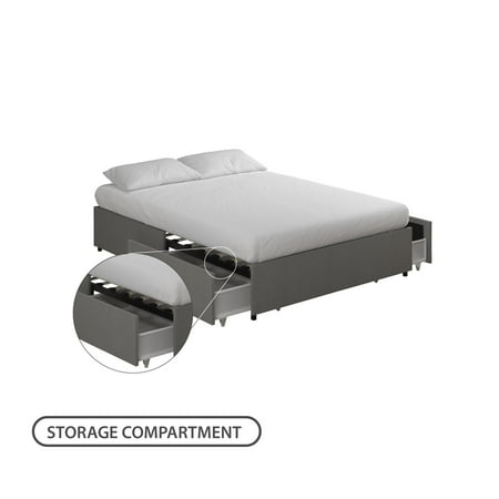 Realrooms Alden Platform Bed With Storage Drawers Twin Full Queen King Blue Gray Com - Realrooms Alden Platform Bed With Storage Drawers King Realrooms Alden Platform Bed With Storage Drawers Twin Full Queen King Blue Gray Com - Realrooms Alden Platform Bed With Storage Drawers King
