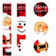 thumbnail image 5 of Christmas Decoration Curtain Decoration Couplets Hanging Flags, 5 of 9