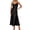 Black, variant on Evening Gown Beach Stretchy Regular Fit Interview Dress Summer 2026 Solid Color Office Dress Beach Necessities for Work and Office Red L