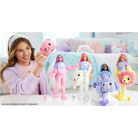 Barbie - Color Reveal Cozy Cute Tees Series Lamb 11.5" Doll