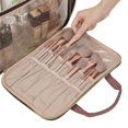 thumbnail image 4 of Neceser NISHEL Travel Makeup Rosewood Pink 30x10x23 cm, 4 of 7