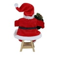 thumbnail image 4 of Doll Vnitage Gnome Moving Show año Juguetes Decoraciones Adorno de árbol de Navidad para árbol de Navidad en hogar rojo Hugo Santa Claus muñeca, 4 of 10