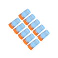 thumbnail image 1 of Ruiboury 10 Pcs Bagues de Fer de Golf.370 Embouts Portables pour Fête Sports Extérieurs Style B Style C, 1 of 6