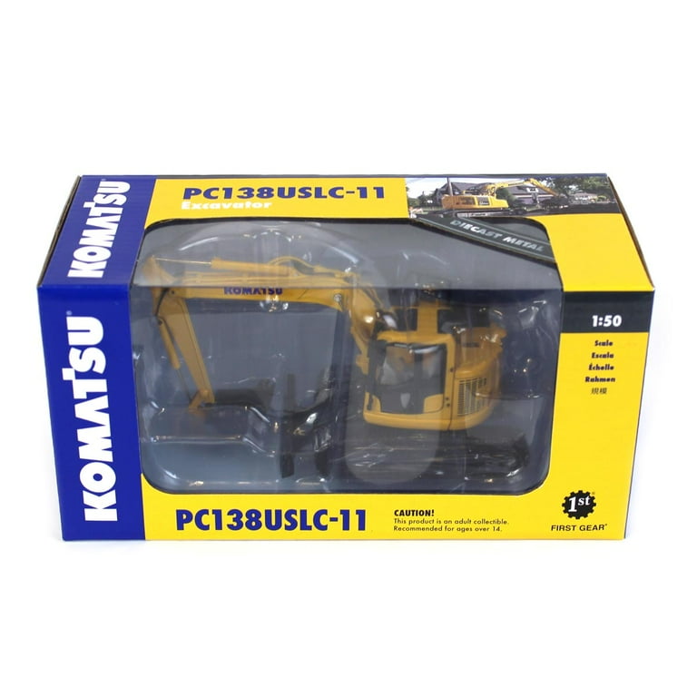 Komatsu PC138USLC-11 Excavator 1/50 Diecast Model by First