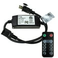 thumbnail image 1 of Newhouse Lighting LEDDIM-265 Wireless Outdoor LED String Light Dimmer Control Outlet | 265 Max Watts | 100ft Remote Range | ETL Listed, Black, 1 of 5