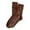 A-BW134, variant on Yuanlong Womens Socks Winter Warm Thick Knitted Crew Socks With Heart Striped Pattern Footwear For Cold Weather Mid Socks