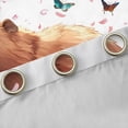 thumbnail image 4 of Erosebridal Kid Cute Capybara Curtains Pack of 2 (42x84 Each), Japanese Cherry Blossoms Curtains Blackout, 4 of 6
