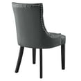 thumbnail image 5 of Modway Regent Tufted Vegan Leather Dining Chair in Gray, 5 of 8