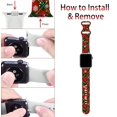 thumbnail image 4 of Correa De Reloj Navideña Con Copos De Nieve, Regalos Navideños, Correa De Reloj Inteligente A Cuadros Rojos Y Verdes, Compatible Con Reloj De 38 Mm, 40 Mm, 41 Mm, Correa De Silicona Suave De Repuesto, 4 of 5