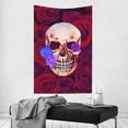 thumbnail image 4 of ZNDUO Retro Red Rose Skull Pattern Tapestry, Wall Tapestries for Bedroom, 60 x 40 inch, 4 of 8