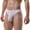 White, variant on HVOBTTY Mens Soft Loose Briefs, Everyday Comfortable Briefs for Men, Men's Casual Solid Color Fashionable Sports Breathable Loose Briefs White, L