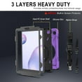 thumbnail image 4 of Étui de Protection en Silicone Rotatif pour Ipad Pro 12.9 2018 avec Sangle pour Prévention des Chutes, 4 of 5