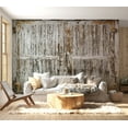 thumbnail image 6 of Tiptophomedecor Background & Patterns Wallpaper Wall Mural - Weathered Wooden Barn Door, 6 of 8