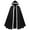 White, variant on Men's Hooded Stylish Halloween Cape Open Front Coat