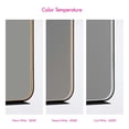 thumbnail image 6 of Oxygen Lighting 3-0103-15 Avior 36" W X 36" H Modern Rectangular Aluminum Framed Bathroom, 6 of 7