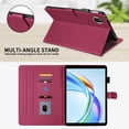 thumbnail image 4 of for Honor Pad X7 2025/Honor Tablet X7 2025 8.7 inch Case, Rhombus Pattern Multiple Viewing Angles Stand Slim Folio Cover (Red), 4 of 6