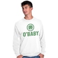 thumbnail image 5 of St Patricks Day O Baby Shamrock Long Sleeve TShirt Men Women Brisco Brands M, 5 of 6