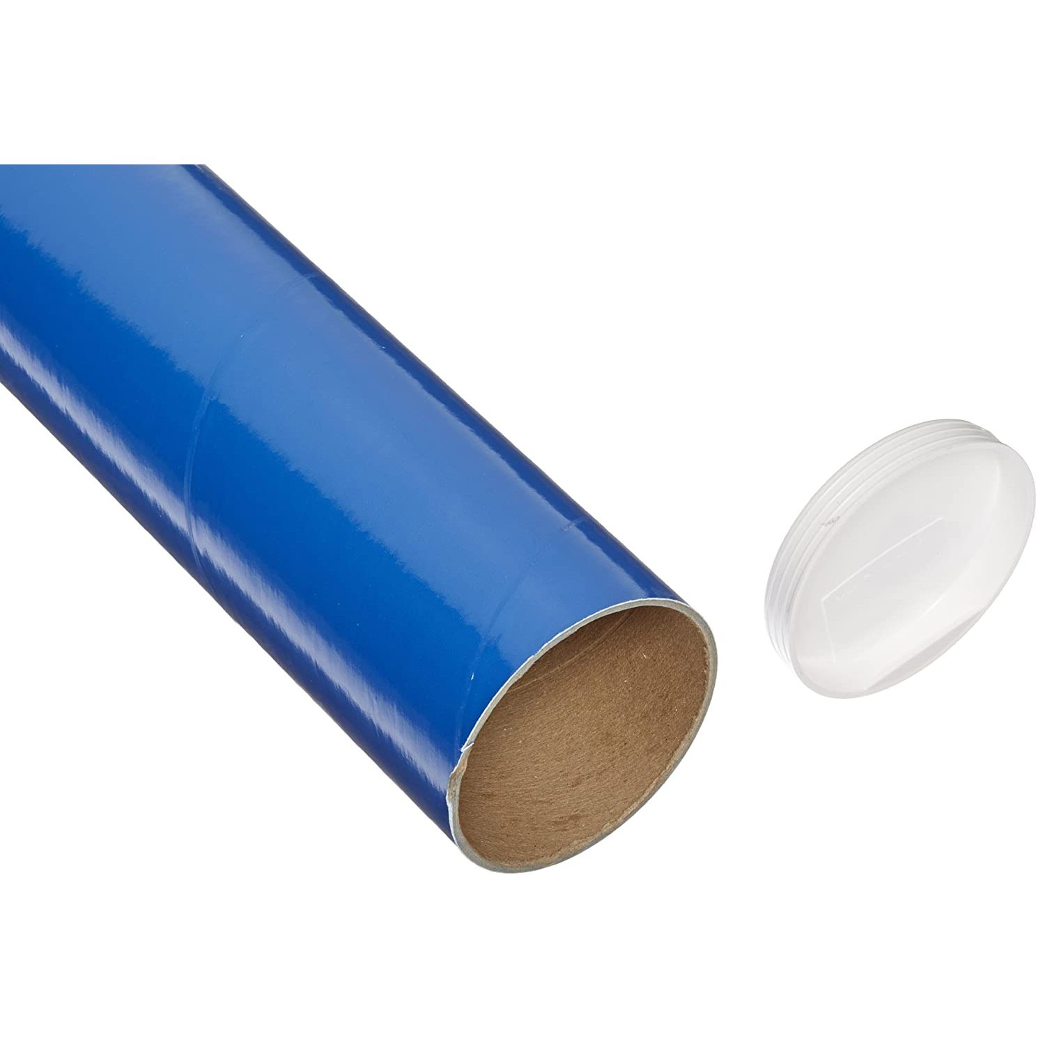 P3012B Mailing Tubes with Caps, 3" x 12", Blue (Pack of 24), Mailings