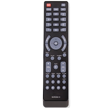 New NS-RC03A-13 NSRC03A13 Replaced Remote Control fit for Insignia LCD LED TV NS-19E310A13 NS-19E320A13 NS-55E480A13A NS-22E340A13 NS-55L260A13A NS-65D260A13
