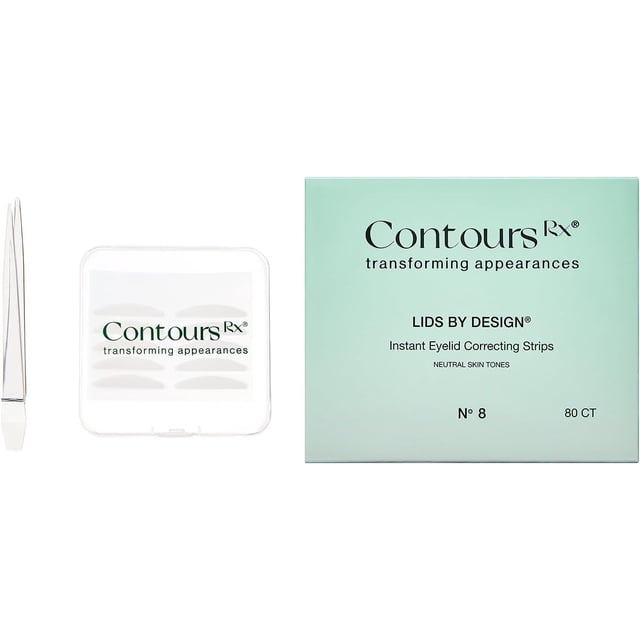 Lids By Design Cosmetic Eyelid Strips, (8mm) 80ct
