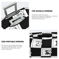 thumbnail image 5 of PAYOHTO Highly Elastic Spandex Suitcase Cover Luggage Cover Small Fits 18 to 21 Inch Black & White French Bulldog, 5 of 8