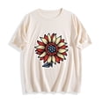 thumbnail image 5 of Busydd Independence Day T Shirts for Women Casual Short Sleeve Round Neck Summer Tops Trendy USA Patriotic Graphic Tees Tshirts Comfortable Cotton Going Out Tops M, 5 of 5