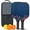 Black-1, variant on Pickleball Paddles Set Of 2, Fiberglass Surface, Vintage Floral Print, 4 Balls & Bag