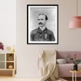 thumbnail image 3 of Historic Framed Print, [Dr. Beach (alias). Henri LeCaron, famous Fenian informer and English spy. Head-and-shoulders portrait wearing medal on breast.], 17-7/8" x 21-7/8", 3 of 9