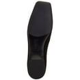 thumbnail image 4 of ALFANI Womens Black Toe Plate Padded Neptoon Square Toe Slip On Leather Flats Shoes 8.5 M, 4 of 4