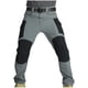 thumbnail image 4 of Pantalones cargo de longitud completa para hombre, casuales, de color sólido, con bolsillos y cintura elástica, de nailon., 4 of 8