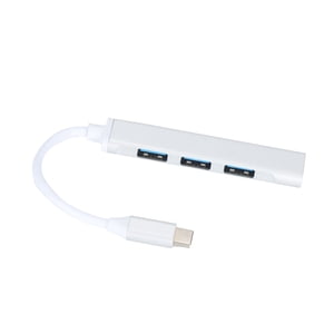Type-C à USB HUB, USB Hub de type C USB C HUB 4 Ports Type-C à USB Interface type-C HUB Adaptateur multiport pour ordinateur portable pour téléphone pour ordinateur