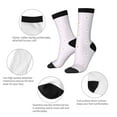 thumbnail image 3 of Bingfone Compression Socks for Women and Men Long Socks for Running Athletic Cycling Nurse- Kawaii Cat Paw, 3 of 6