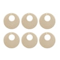 thumbnail image 1 of Diy Earrings Pendants 20Pcs Beige Geometric Bamboo For Crafts Making, 1 of 8