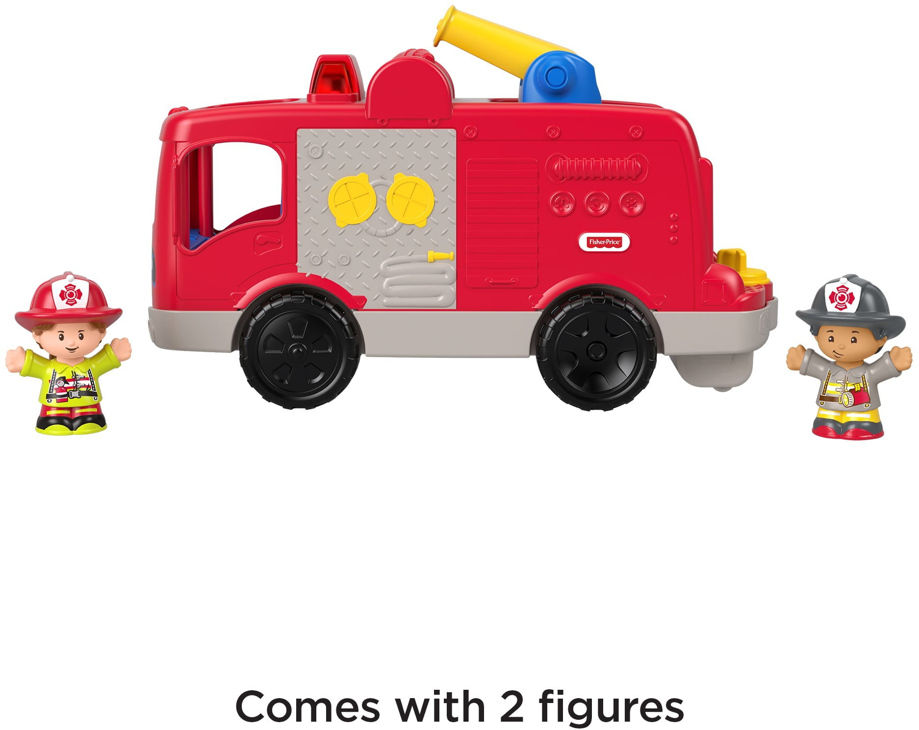 Fisher Price Little People RED FIREMAN'S FIRETRUCK Fire Man Truck for STATION #2 