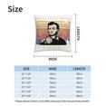 thumbnail image 4 of Fundas de almohada de terciopelo Bill Murray, fundas de almohada decorativas suaves y acogedoras con cremallera oculta para dormitorio, sofá, sillón, funda de almohada de terciopelo, 4 of 8