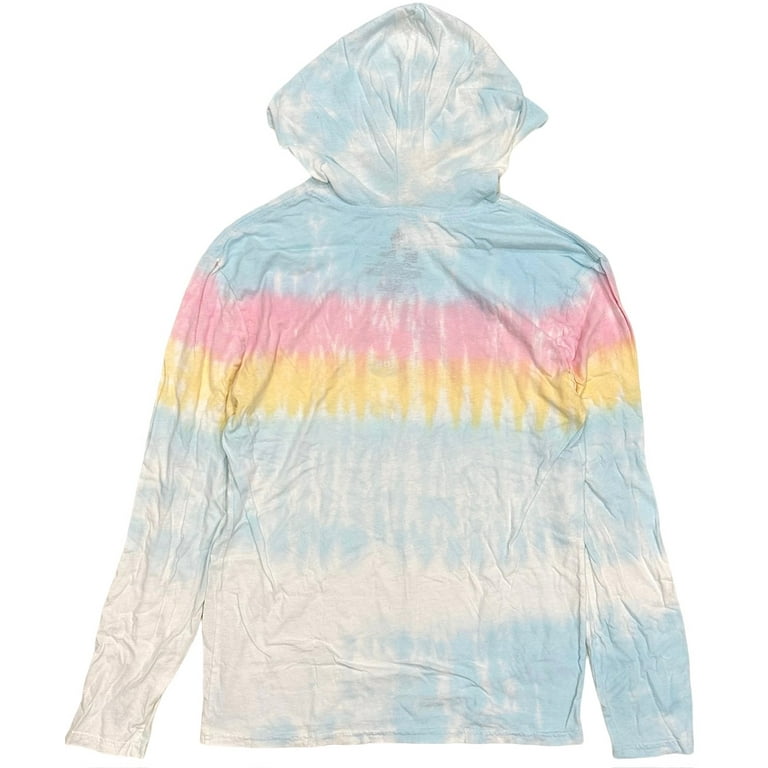 Disney Theme Park Mickey Mouse Classic Original Tie Dye Lightweight Hoodie Shirt Large Multi Color Tie Dye